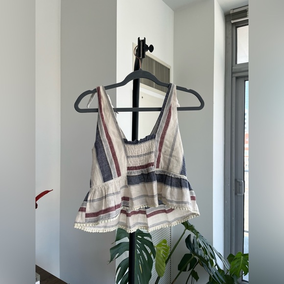 Flawless Stripe Linen Top & Pant Set - Picture 5 of 6